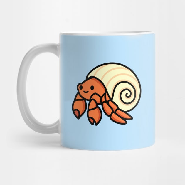 Hermit Crab by littlemandyart